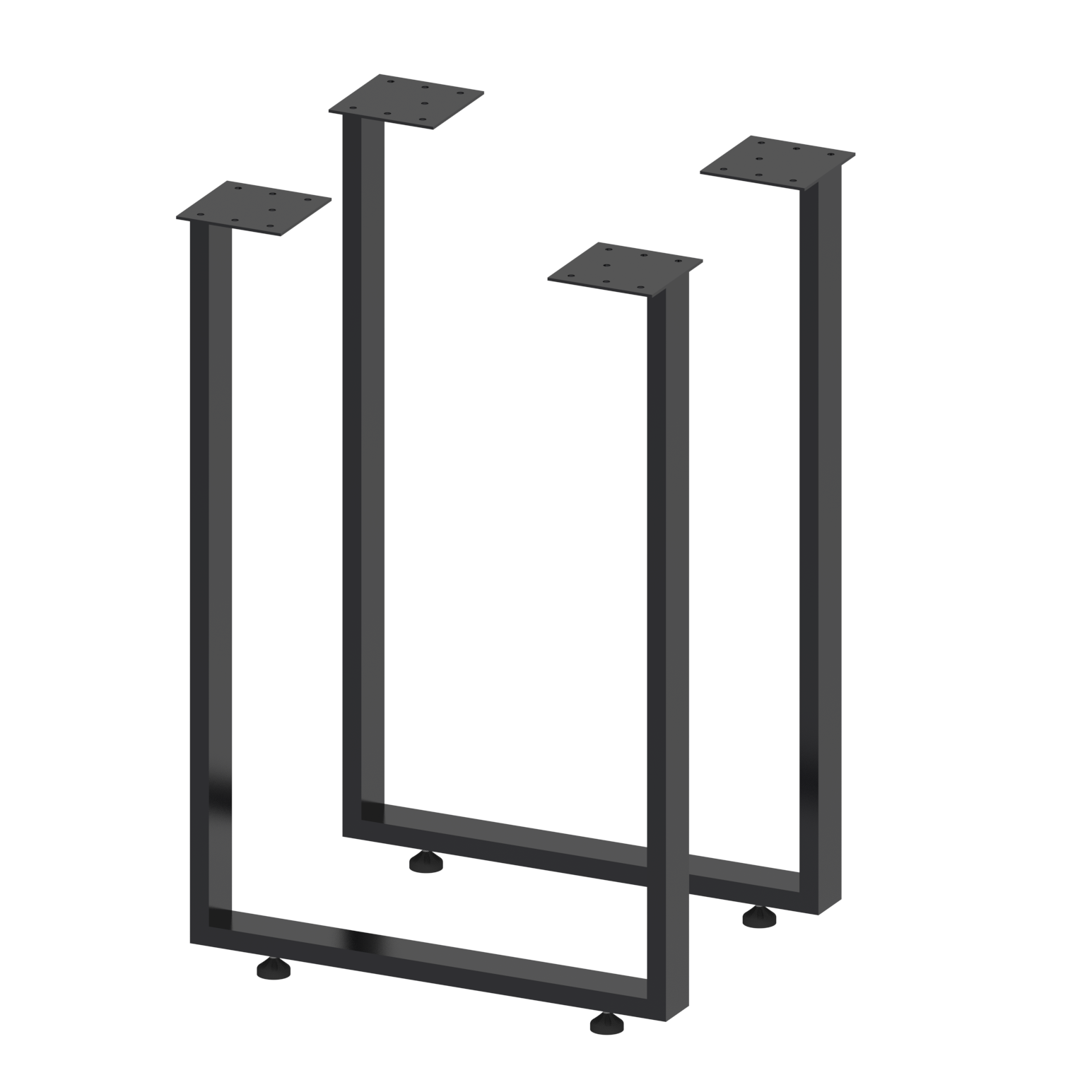 PATA MESA / ESCRITORIO RECTANGULAR - Imagen 2