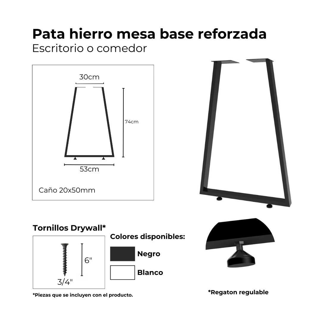 PATA MESA / ESCRITORIO C - Imagen 6