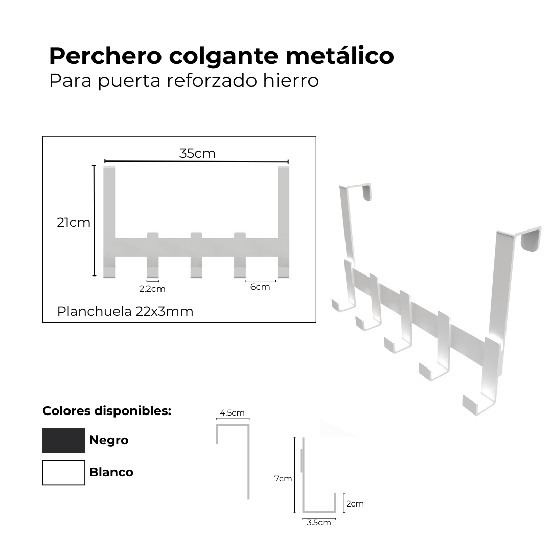 PERCHERO PUERTA - Imagen 6
