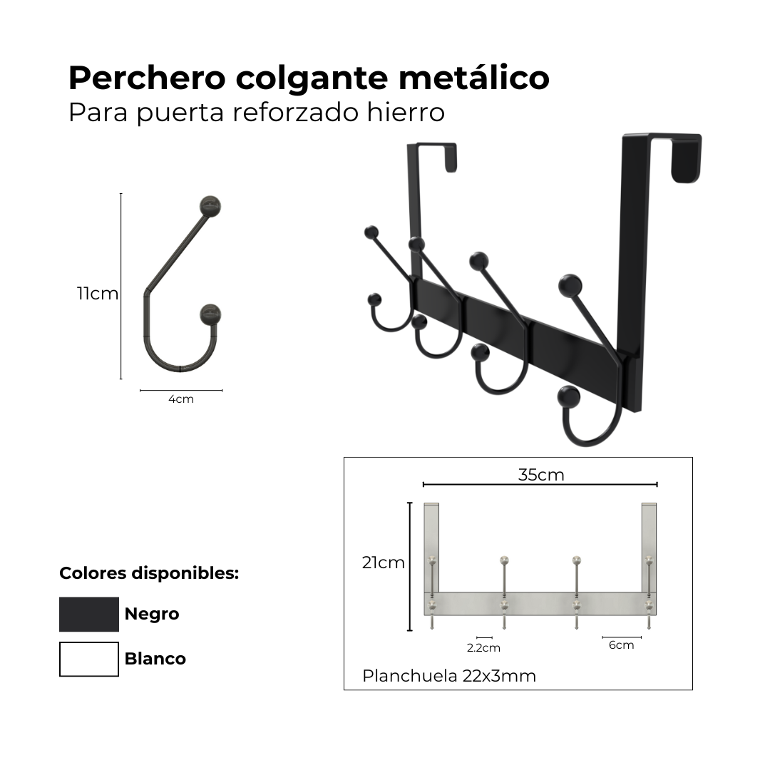 PERCHERO PUERTA - Imagen 4