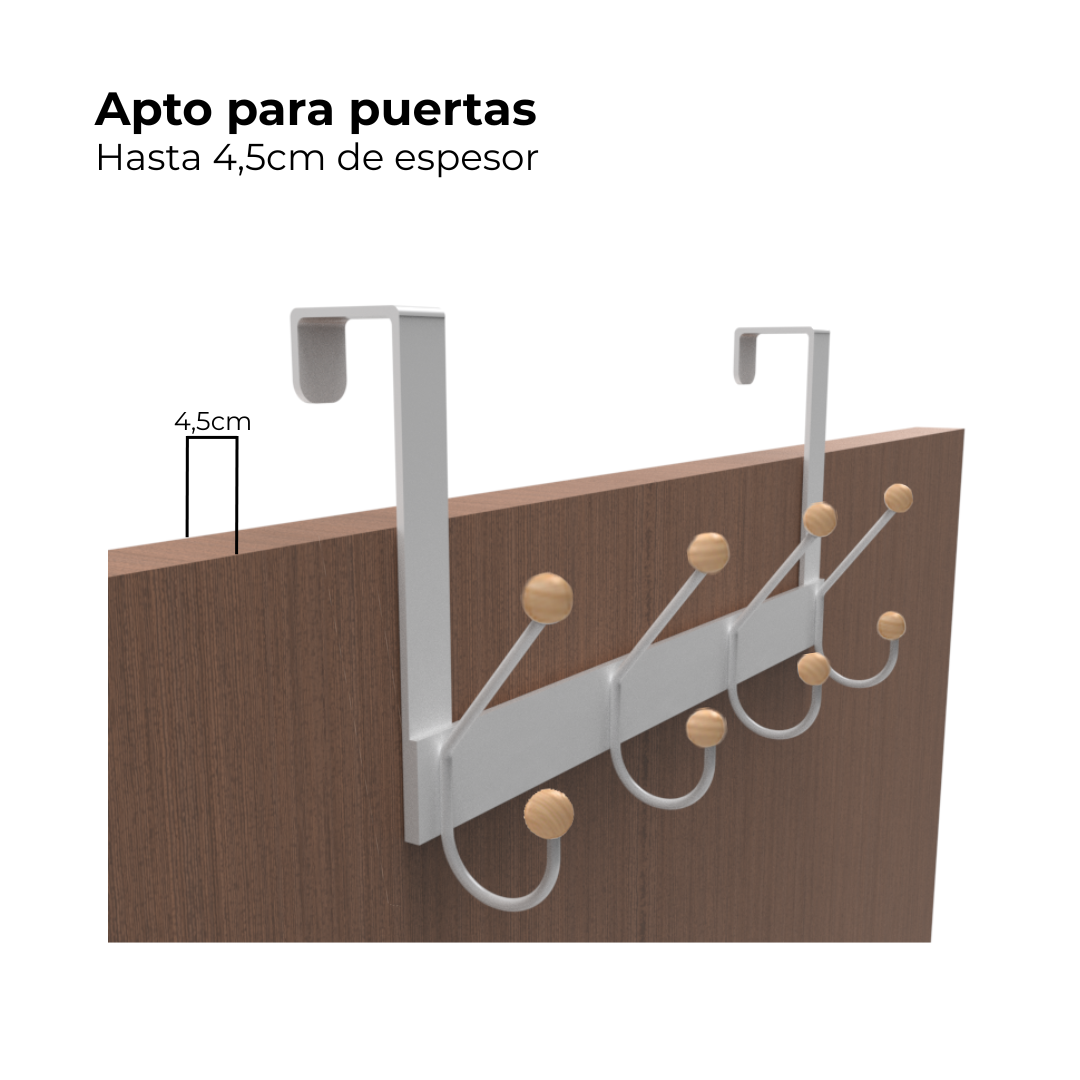 PERCHERO PUERTA - Imagen 3