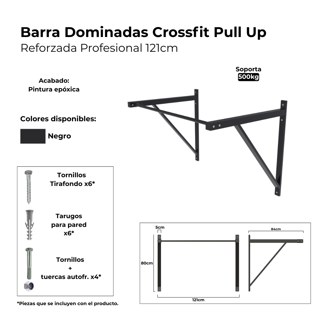 BARRA DOMINADAS GYM REFORZADA - Imagen 2